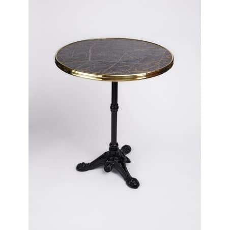 Table de terrasse de bistrot en fonte 