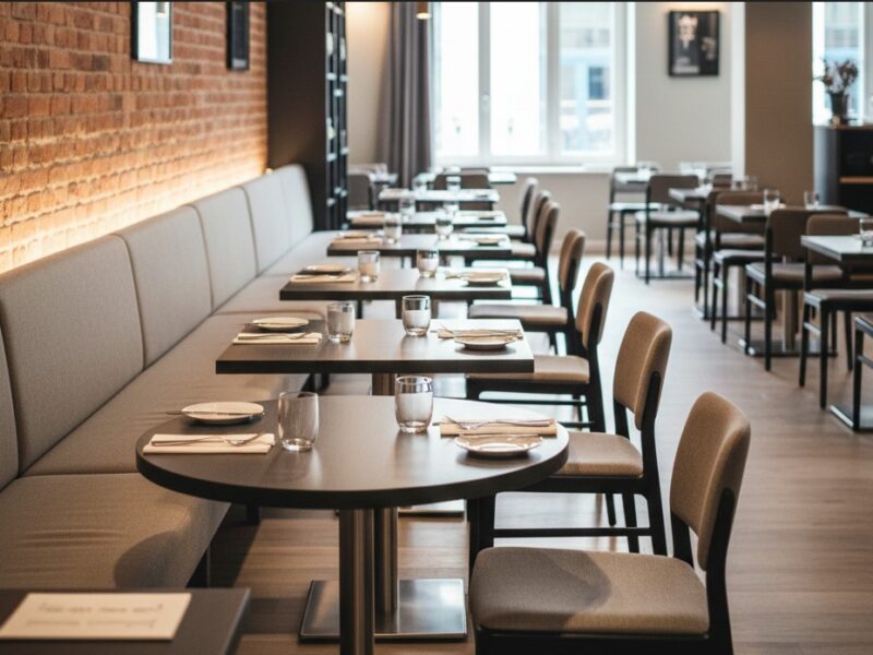 Photo de l'intérieur d'un restaurant